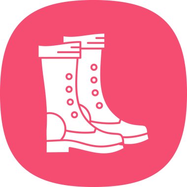 yürüyüş botları simgesi, vektör illüstrasyon tasarımı