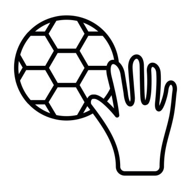 Futbol topu simgesi, dış hat biçimi