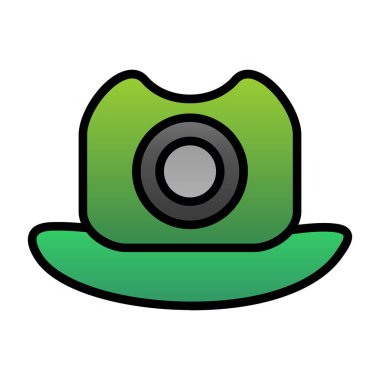 kamera simgesi vektör illüstrasyonu