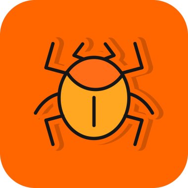 Örümcek ağı simgesi, vektör