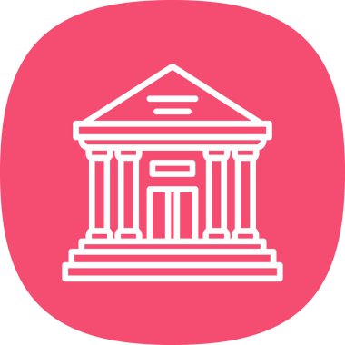 vektör Banka Binası simgesi