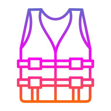 yelek simgesi, vektör biçimi