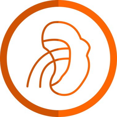 İnsan gövdesi simgesinin vektör illüstrasyonu