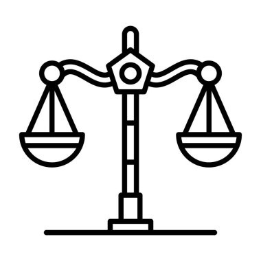 Denge simgesi tasarımı. denge dengesi dengesi