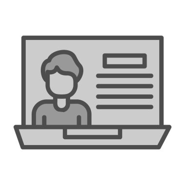 Genç adam dizüstü bilgisayar kullanıyor