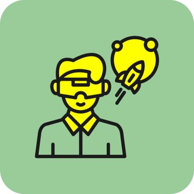 Sanal gerçeklik gözlüğü takan ve sanal gerçeklik kulaklığı olan bir adam..