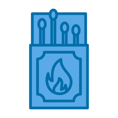 Kutu vektör illüstrasyonunu basit tasarımla eşleştirir