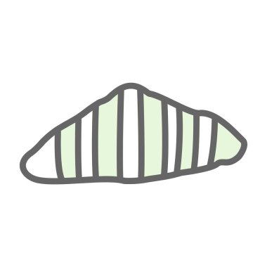 Kruvasan web simgesi, vektör çizim