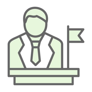 İş adamının vektör illüstrasyonu