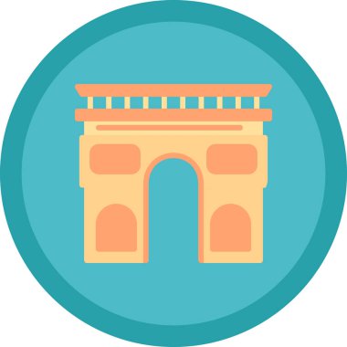 Kemer. Web simgesi basit illüstrasyon