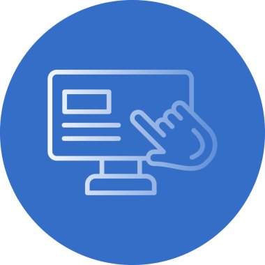 seo modern simgesinin vektör illüstrasyonu