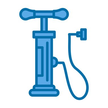 Su pompası ikon vektör illüstrasyonu