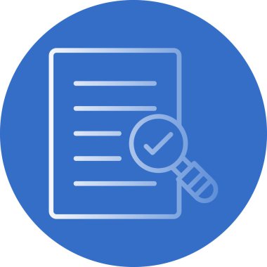 Belge. Web simgesi basit illüstrasyon