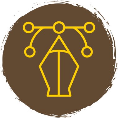 Takım elbiseli bir kadının vektör çizimi