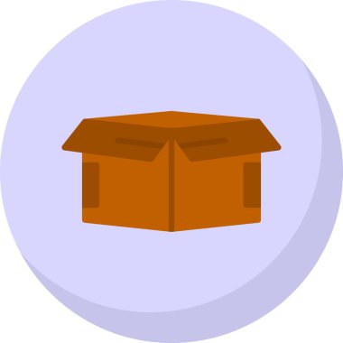 kutu simgesi, vektör illüstrasyonu basit tasarım