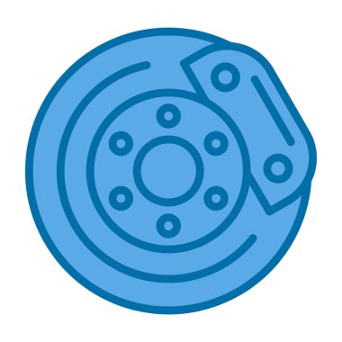 araba lastiği ikonu vektör çizimi