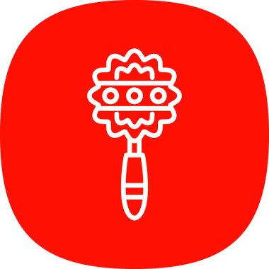 Çin kâğıdı fener ikonu ana hatlarıyla