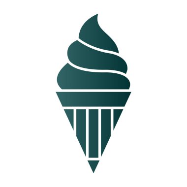 dondurma ikonu vektör illüstrasyonu