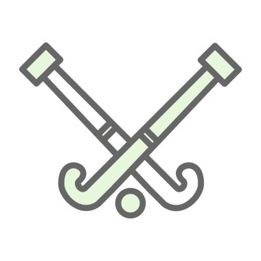 Modern Hokey simgesinin vektör çizimi                          