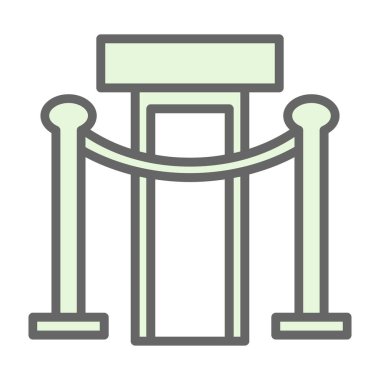 Baş vektör simgesi. Beyaz arkaplanda biçim vektör ana hatları sembolü.