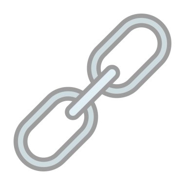 Zincir simgesi, vektör illüstrasyonu