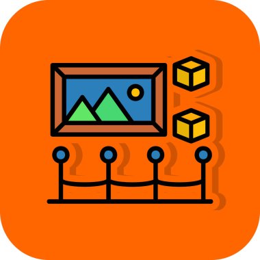 Ahşap bir evin arka planının vektör çizimi