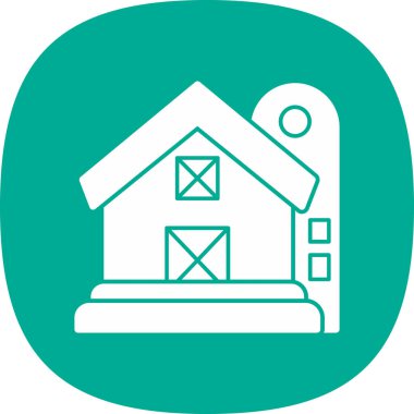 Basit Ahır vektör illüstrasyon tasarımı