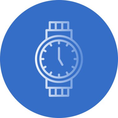 Kol saati web simgesi basit illüstrasyon 