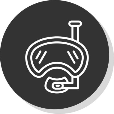 Bir b simgesinin vektör illüstrasyonu