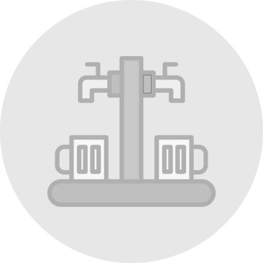 Modern b 'nin vektör illüstrasyonu eksik simgesi