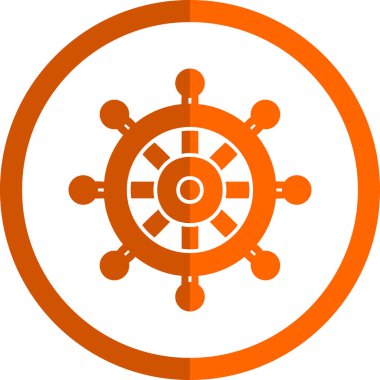 Bir Noel çelengi simgesinin vektör çizimi