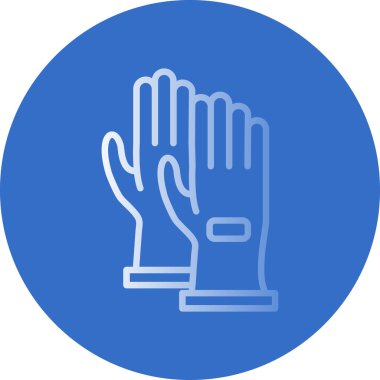 Oyuncu eldivenleri ikon vektör illüstrasyonu