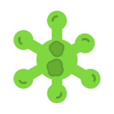 Virüs ikonu vektör illüstrasyonu