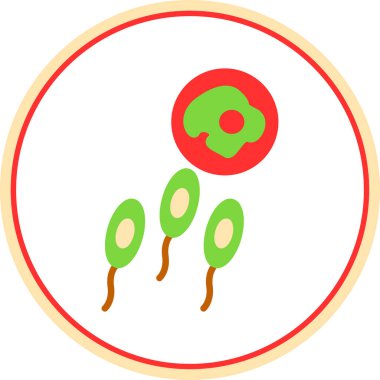 Yeşil yaprağın vektör çizimi