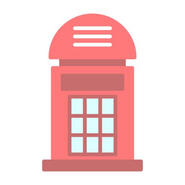 Otel simgesi, basit vektör çizimi