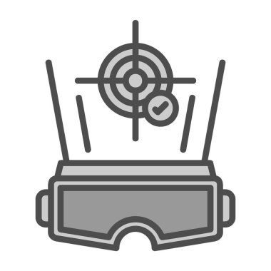 Modern simgenin vektör illüstrasyonu