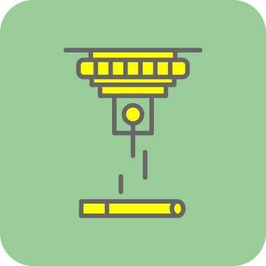 Lazer ağ simgesi vektör illüstrasyonu