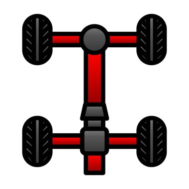 Modern b 'nin vektör çizimi bisiklet simgesinden yoksun
