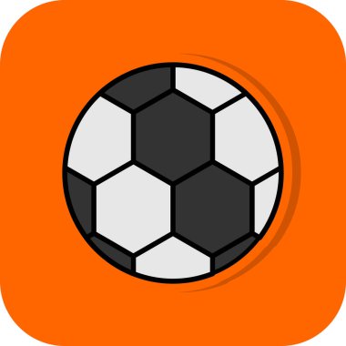 ball icon, vector illustration simple design