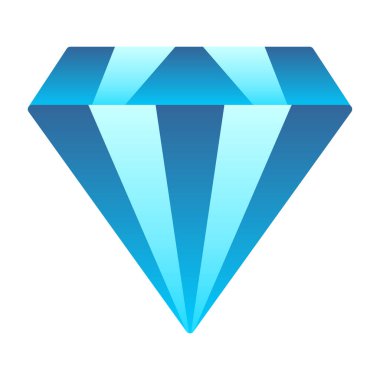 Elmas düz simge, vektör illüstrasyon tasarımı