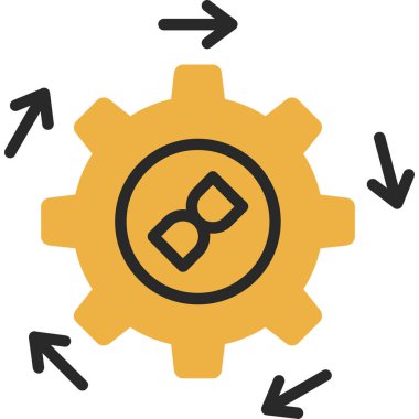 ayar dişli simgesi doldurulmuş ana hatlar biçiminde ayarlanıyor