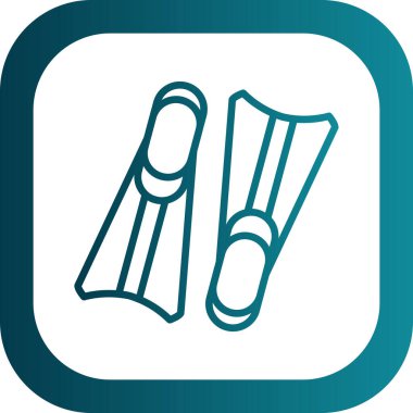 İki palet simgesi, vektör illüstrasyonu