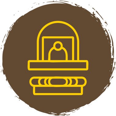 Buddha 'nın vektör illüstrasyonu