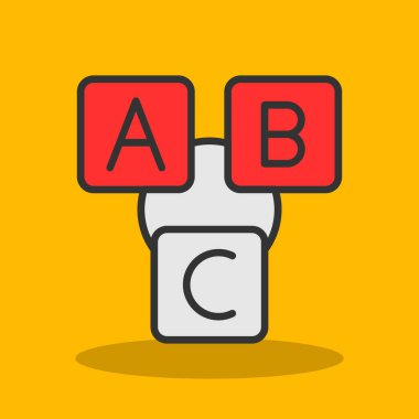 Sınav kağıdında sarı arkaplanda izole edilmiş artı işaret simgesi var. Sınav kağıdı, sınav, anket. konsept sınav sınavı.