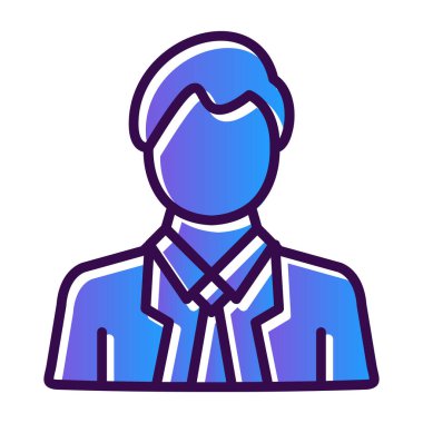 Adamım. Web simgesi basit illüstrasyon 