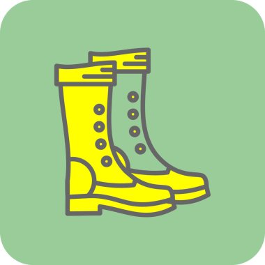 yürüyüş botları simgesi, vektör illüstrasyon tasarımı