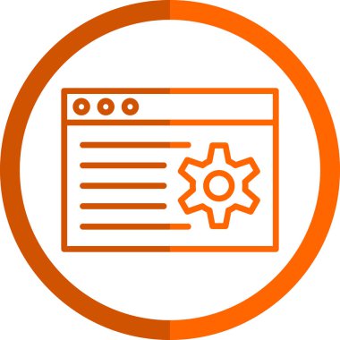 seo modern simgesinin vektör illüstrasyonu