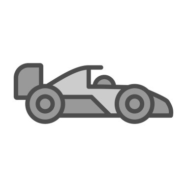Formula 1 web simgesi basit tasarım