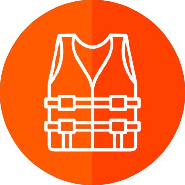 yelek simgesi, vektör biçimi