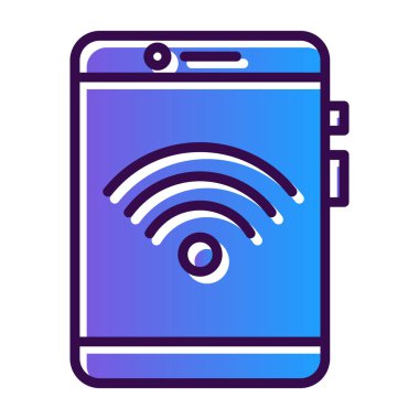 akıllı telefon simgesi, vektör illüstrasyonu basit tasarım